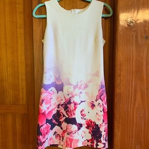 Women’s Vintage Rose print dress Med